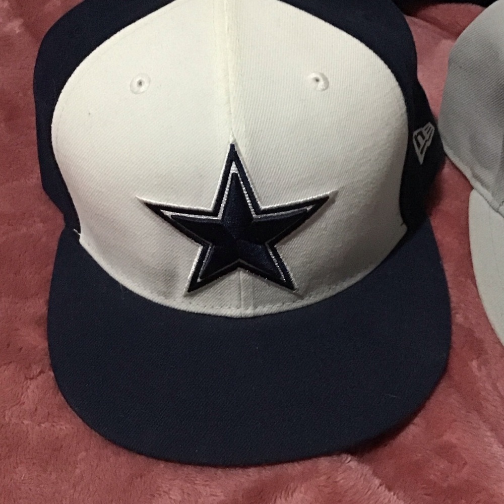 New Era Gray and Navy Cap with D Logo Dallas Cowboy